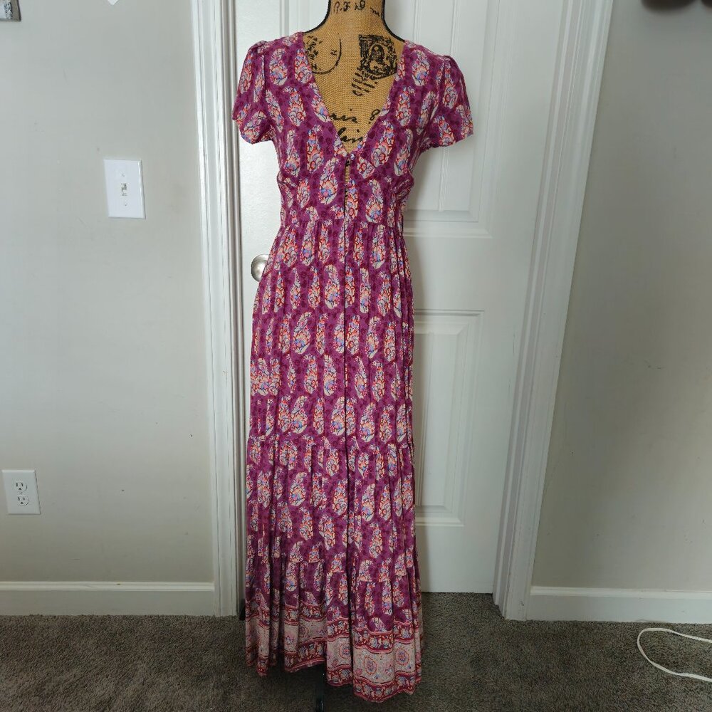 *SOLD* Natural Life Evangeline Maxi Dress Size Small